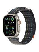 For Apple Watch Series 10 42mm  /  9 8 7 41mm  /  SE (2023) SE (2022) SE 6 5 4 40mm  /  3 2 1 38mm Nylon Loop Watch Strap - Grey