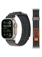 For Apple Watch Series 10 42mm  /  9 8 7 41mm  /  SE (2023) SE (2022) SE 6 5 4 40mm  /  3 2 1 38mm Nylon Loop Watch Strap - Grey