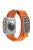 For Apple Watch Series 10 42mm  /  9 8 7 41mm  /  SE (2023) SE (2022) SE 6 5 4 40mm  /  3 2 1 38mm Nylon Loop Watch Strap - Orange