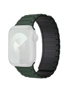 For Apple Watch Series 10 42mm / 9  8 7 41mm /  6 5 4 SE (2023) SE(2022) SE 40mm /  3 2 1 38mm Watchband Magnetic Strap - Blackish Green+Black