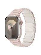 For Apple Watch Series 10 42mm / 9  8 7 41mm /  6 5 4 SE (2023) SE(2022) SE 40mm /  3 2 1 38mm Watchband Magnetic Strap - Pink+Starlight