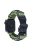 For Apple Watch Series 10 42mm / 9 8 7 41mm / 6 5 4 SE (2023) SE (2022) SE 40mm / 3 2 1 38mm Double Layer Nylon Rope Watch Strap - Army Green + Black