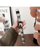 For Apple Watch Series 10 42mm / 9 8 7 41mm / 6 5 4 SE (2023) SE (2022) SE 40mm / 3 2 1 38mm Woolen Watch Band - Black White Grey