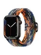 For Apple Watch Series 10 42mm / 9 8 7 41mm / 6 5 4 SE SE (2022) SE (2023) 40mm / 3 2 1 38mm Braided Stretchy Band Adjustable Elastic Soft Wristband Replacement - Camouflage Multi-Color