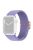 For Apple Watch Series 10 42mm / 9 8 7 41mm / 6 5 4 SE SE (2022) SE (2023) 40mm / 3 2 1 38mm Braided Stretchy Band Adjustable Elastic Soft Wristband Replacement - Lavender Purple