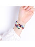 For Apple Watch Series 10 42mm / 9 8 7 41mm / 6 5 4 SE SE (2022) SE (2023) 40mm / 3 2 1 38mm Braided Stretchy Band Adjustable Elastic Soft Wristband Replacement - Official Multi-Color