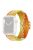 For Apple Watch Series 10 42mm / 9 8 7 41mm / 6 5 4 SE SE (2022) SE (2023) 40mm / 3 2 1 38mm Braided Stretchy Band Adjustable Elastic Soft Wristband Replacement - Orange