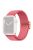 For Apple Watch Series 10 42mm / 9 8 7 41mm / 6 5 4 SE SE (2022) SE (2023) 40mm / 3 2 1 38mm Braided Stretchy Band Adjustable Elastic Soft Wristband Replacement - Pink