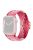 For Apple Watch Series 10 42mm / 9 8 7 41mm / 6 5 4 SE SE (2022) SE (2023) 40mm / 3 2 1 38mm Braided Stretchy Band Adjustable Elastic Soft Wristband Replacement - Strawberry Red