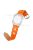 For Apple Watch Series 10 42mm / 9 8 7 41mm / 6 5 4 SE SE (2022) SE (2023) 40mm / 3 2 1 38mm Double Rings Design Genuine Leather Smart Watch Band Wrist Strap - Orange