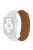 For Apple Watch Series 10 42mm / 9 8 7 41mm / 6 5 4 SE SE (2022) SE (2023) 40mm / 3 2 1 38mm Dual Color Silicone Watch Strap Magnetic Adjustable Wrist Band - Beige