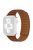 For Apple Watch Series 10 42mm / 9 8 7 41mm / 6 5 4 SE SE (2022) SE (2023) 40mm / 3 2 1 38mm Dual Color Silicone Watch Strap Magnetic Adjustable Wrist Band - Brown