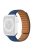 For Apple Watch Series 10 42mm / 9 8 7 41mm / 6 5 4 SE SE (2022) SE (2023) 40mm / 3 2 1 38mm Dual Color Silicone Watch Strap Magnetic Adjustable Wrist Band - Indigo