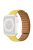 For Apple Watch Series 10 42mm / 9 8 7 41mm / 6 5 4 SE SE (2022) SE (2023) 40mm / 3 2 1 38mm Dual Color Silicone Watch Strap Magnetic Adjustable Wrist Band - Light Yellow