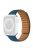 For Apple Watch Series 10 42mm / 9 8 7 41mm / 6 5 4 SE SE (2022) SE (2023) 40mm / 3 2 1 38mm Dual Color Silicone Watch Strap Magnetic Adjustable Wrist Band - Midnight Blue