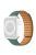 For Apple Watch Series 10 42mm / 9 8 7 41mm / 6 5 4 SE SE (2022) SE (2023) 40mm / 3 2 1 38mm Dual Color Silicone Watch Strap Magnetic Adjustable Wrist Band - Pine Needle Green