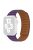 For Apple Watch Series 10 42mm / 9 8 7 41mm / 6 5 4 SE SE (2022) SE (2023) 40mm / 3 2 1 38mm Dual Color Silicone Watch Strap Magnetic Adjustable Wrist Band - Purple