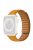 For Apple Watch Series 10 42mm / 9 8 7 41mm / 6 5 4 SE SE (2022) SE (2023) 40mm / 3 2 1 38mm Dual Color Silicone Watch Strap Magnetic Adjustable Wrist Band - Yellow