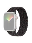 For Apple Watch Series 10 42mm / 9 8 7 41mm / 6 5 4 SE SE (2022) SE (2023) 40mm / 3 2 1 38mm Elastic Nylon Watch Band Replacement Strap 24mm, Size: S - Colorful