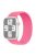 For Apple Watch Series 10 42mm / 9 8 7 41mm / 6 5 4 SE SE (2022) SE (2023) 40mm / 3 2 1 38mm Elastic Nylon Watch Band Replacement Strap 24mm, Size: S - Light Pink