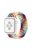 For Apple Watch Series 10 42mm / 9 8 7 41mm / 6 5 4 SE SE (2022) SE (2023) 40mm / 3 2 1 38mm Elastic Nylon Watch Band Replacement Strap 24mm, Size: S - Multi-Color