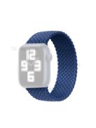 For Apple Watch Series 10 42mm / 9 8 7 41mm / 6 5 4 SE SE (2022) SE (2023) 40mm / 3 2 1 38mm Elastic Nylon Watch Band Replacement Strap 24mm, Size: S - Sky Blue