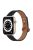 For Apple Watch Series 10 42mm / 9 8 7 41mm / 6 5 4 SE SE (2022) SE (2023) 40mm / 3 2 1 38mm Genuine Cowhide Leather Watch Band Double Snap Button Watch Strap (Retro Gold Connector) -  Black