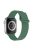 For Apple Watch Series 10 42mm / 9 8 7 41mm / 6 5 4 SE SE (2022) SE (2023) 40mm / 3 2 1 38mm Magnetic Adsorption Replacement Strap Silicone Watch Band with Tail Buckle - Green