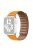 For Apple Watch Series 10 42mm / 9 8 7 41mm / 6 5 4 SE SE (2022) SE (2023) 40mm / 3 2 1 38mm Magnetic Watch Band Genuine Leather Replacement Strap - California Poppy