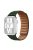 For Apple Watch Series 10 42mm / 9 8 7 41mm / 6 5 4 SE SE (2022) SE (2023) 40mm / 3 2 1 38mm Magnetic Watch Band Genuine Leather Replacement Strap - Cedar Green