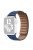 For Apple Watch Series 10 42mm / 9 8 7 41mm / 6 5 4 SE SE (2022) SE (2023) 40mm / 3 2 1 38mm Magnetic Watch Band Genuine Leather Replacement Strap - Dark Blue