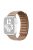 For Apple Watch Series 10 42mm / 9 8 7 41mm / 6 5 4 SE SE (2022) SE (2023) 40mm / 3 2 1 38mm Magnetic Watch Band Genuine Leather Replacement Strap - Khaki