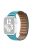 For Apple Watch Series 10 42mm / 9 8 7 41mm / 6 5 4 SE SE (2022) SE (2023) 40mm / 3 2 1 38mm Magnetic Watch Band Genuine Leather Replacement Strap - Lake Blue