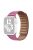 For Apple Watch Series 10 42mm / 9 8 7 41mm / 6 5 4 SE SE (2022) SE (2023) 40mm / 3 2 1 38mm Magnetic Watch Band Genuine Leather Replacement Strap - Rose Pink