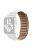 For Apple Watch Series 10 42mm / 9 8 7 41mm / 6 5 4 SE SE (2022) SE (2023) 40mm / 3 2 1 38mm Magnetic Watch Band Genuine Leather Replacement Strap - White