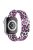 For Apple Watch Series 10 42mm / 9 8 7 41mm / 6 5 4 SE SE (2022) SE (2023) 40mm / 3 2 1 38mm Mesh Milanese Bracelet Watch Band Gradient Magnetic Strap Replacement - Purple Leopard Print