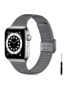 For Apple Watch Series 10 42mm / 9 8 7 41mm / 6 5 4 SE SE (2022) SE (2023) 40mm / 3 2 1 38mm Milanese Mesh Stainless Steel Watch Band Wrist Strap - Grey