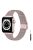 For Apple Watch Series 10 42mm / 9 8 7 41mm / 6 5 4 SE SE (2022) SE (2023) 40mm / 3 2 1 38mm Milanese Mesh Stainless Steel Watch Band Wrist Strap - Rose Pink