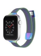 For Apple Watch Series 10 42mm / 9 8 7 41mm / 6 5 4 SE SE (2022) SE (2023) 40mm / 3 2 1 38mm Milanese Metal Strap Replacement Watch Band - Multi-Color