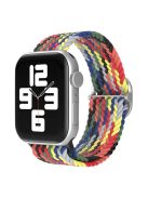 For Apple Watch Series 10 42mm / 9 8 7 41mm / 6 5 4 SE SE (2022) SE (2023) 40mm / 3 2 1 38mm Nylon Braided Watch Band Adjustable Wrist Strap Replacement - Multi-Color