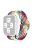 For Apple Watch Series 10 42mm / 9 8 7 41mm / 6 5 4 SE SE (2022) SE (2023) 40mm / 3 2 1 38mm Nylon Braided Watch Band Adjustable Wrist Strap Replacement - Rainbow Color