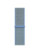 For Apple Watch Series 10 42mm / 9 8 7 41mm / 6 5 4 SE SE (2022) SE (2023) 40mm / 3 2 1 38mm Nylon Watch Band Adjustable Strap - Baby Blue