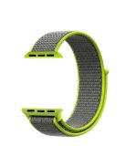 For Apple Watch Series 10 42mm / 9 8 7 41mm / 6 5 4 SE SE (2022) SE (2023) 40mm / 3 2 1 38mm Nylon Watch Band Adjustable Strap - Green