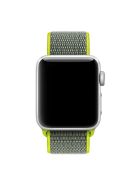 For Apple Watch Series 10 42mm / 9 8 7 41mm / 6 5 4 SE SE (2022) SE (2023) 40mm / 3 2 1 38mm Nylon Watch Band Adjustable Strap - Green