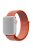 For Apple Watch Series 10 42mm / 9 8 7 41mm / 6 5 4 SE SE (2022) SE (2023) 40mm / 3 2 1 38mm Nylon Watch Band Adjustable Strap - Orange