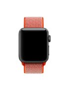 For Apple Watch Series 10 42mm / 9 8 7 41mm / 6 5 4 SE SE (2022) SE (2023) 40mm / 3 2 1 38mm Nylon Watch Band Adjustable Strap - Orange