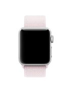 For Apple Watch Series 10 42mm / 9 8 7 41mm / 6 5 4 SE SE (2022) SE (2023) 40mm / 3 2 1 38mm Nylon Watch Band Adjustable Strap - Pink