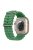 For Apple Watch Series 10 42mm / 9 8 7 41mm / 6 5 4 SE SE (2022) SE (2023) 40mm / 3 2 1 38mm Ocean Band Adjustable Silicone Sport Loop Strap - Green