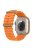 For Apple Watch Series 10 42mm / 9 8 7 41mm / 6 5 4 SE SE (2022) SE (2023) 40mm / 3 2 1 38mm Ocean Band Adjustable Silicone Sport Loop Strap - Orange