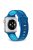 For Apple Watch Series 10 42mm / 9 8 7 41mm / 6 5 4 SE SE (2022) SE (2023) 40mm / 3 2 1 38mm Press Buckle Design Silicone Smartwatch Band Replacement Wrist Strap - Blue